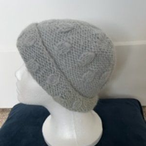 Blue/Gray Knit Wool Hat